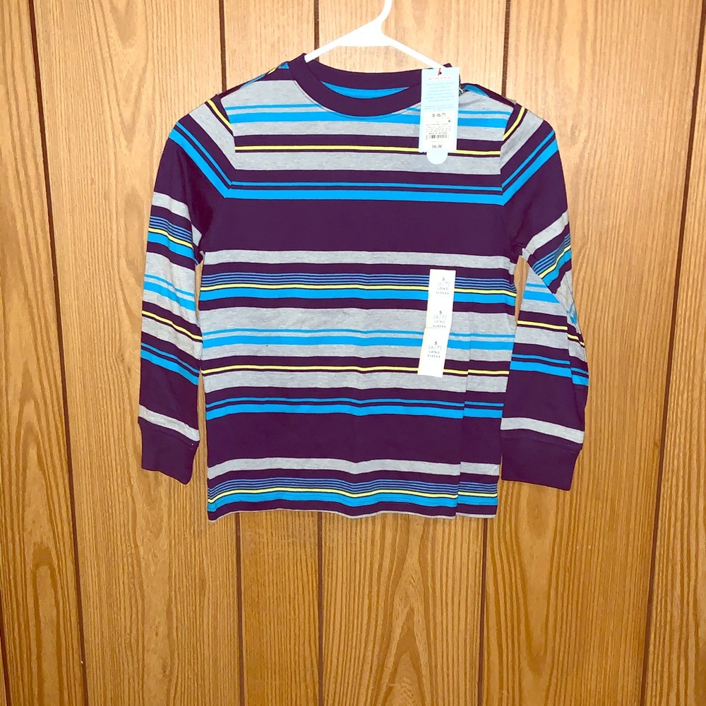 Boys Long Sleeve Stripped Shirt